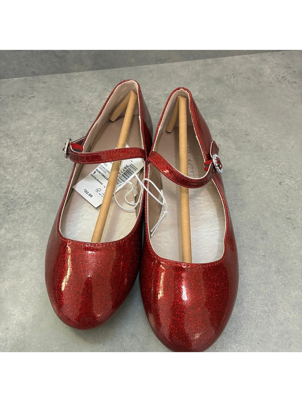 Gymboree Red Glitter Mary Jane Shoes